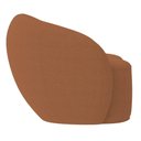 Ver imagem 3 de Sofá 2 Lugares Living Orgânico Sala de Estar 160cm Garbin K04 Bouclê Terracota - Mpozenato