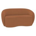 Ver imagem 4 de Sofá 2 Lugares Living Orgânico Sala de Estar 160cm Garbin K04 Bouclê Terracota - Mpozenato