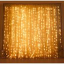 Ver imagem 2 de Cortina Cascata de Luz 4x3m 900 Leds Branco Quente Natal 127v