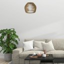 Ver imagem 2 de Luminária Teto tipo Pendente TROIA MDF - Completa -:MDF CRU
