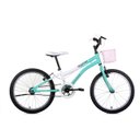 Ver imagem 1 de Bicicleta Houston Nina Aro 20 Verde Água/Branca