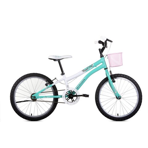 Bicicleta Houston Nina Aro 20 Verde Água/Branca