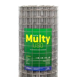 Tela Soldada Multy Uso 25m (Fio 16 1,65mm / Malha 5x5cm) - Rolo 25m x 50cm altura - 1 Tela Soldada Multy Uso 25m (Fio 16 1,65mm / Malha 5x5cm) - Rolo 25m x 50cm altura - 1