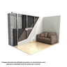 Lã de Pet Preta 1200 X 600 X 50 Mm 35kg/m³ – Kit C/ 15 Placas - 4