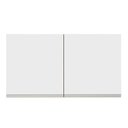 Ver imagem 7 de Armário de Cozinha Aéreo 120 cm 2 Portas Rustic/Branco Glamy Madesa