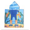 Toalha Poncho Praia Piscina Infantil com Capuz Mergulhador - 3
