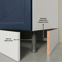 Ver imagem 6 de Cozinha Modulada Olivia 4 Peças com Paneleiro Torre Quente sem Tampo para Pia