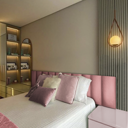 Cabeceiras de Cama Box Casal Queen Estofada Modulada 1,60mx60cm - 2