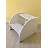 Escada Escadinha Multiuso MDF/MDP Branca para Pet Maca com Antiderrapante - 4