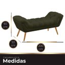 Ver imagem 4 de Recamier Estofada Casal King Size Ayla Veludo Chocolate