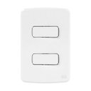 Ver imagem 1 de Kit 5x Conjuntos WEG Composé - 2x Interruptor Simples 10A/250V - Branco