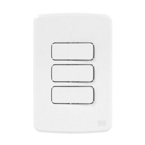 Kit 5x Conjuntos WEG Composé - 3x Interruptor Simples 10A/250V - Branco