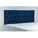 Ver imagem 1 de Cabeceira Estofada para Cama King 195x60cm Azul Marinho - Produto de Qualidade e Durabilidade