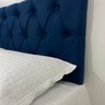 Cabeceira Estofada para Cama King 195x60cm Azul Marinho - Produto de Qualidade e Durabilidade - 2
