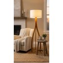 Ver imagem 6 de Luminária de Madeira para Sala Pequena 1,50m Ipanema com Cúpula