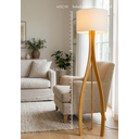 Ver imagem 7 de Luminária de Madeira para Sala Pequena 1,50m Ipanema com Cúpula