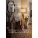 Ver imagem 3 de Luminária Abajur Chão Coluna Desmontável Wells Cedro