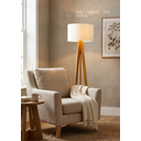 Ver imagem 6 de Luminária Abajur Chão Coluna Desmontável Wells Cedro