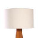 Ver imagem 2 de Luminária Abajur Chão Coluna Desmontável Wells Cedro