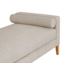 Ver imagem 2 de Recamier Berlim 1,20m Suede Bege - Inova Decorações