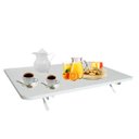 Ver imagem 6 de Mesa de Parede Dobrável-60Cx41L Branco Prateleiras para Cozinha,Bares ,Restaurantes ,Apartamentos
