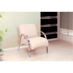 Poltrona Decorativa Polly 1 Lugar - Matrix - Bege - 2