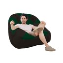 Ver imagem 3 de Kit 02 Poltrona Paloma Escritório Sala Pé Plástico Suede Marrom e Suede Verde - Dominic Decor