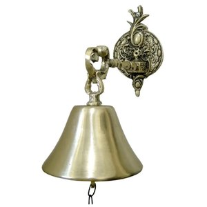 Sino De Parede Em Bronze Liso Presente Sitio Missas Igrejas