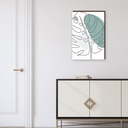 Ver imagem 2 de Quadro Decorativo Costela de Adão Abstrato 40x60 MDF