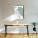 Ver imagem 7 de Quadro Decorativo Costela de Adão Abstrato 40x60 MDF