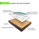 Ver imagem 3 de Quadro Decorativo Costela de Adão Abstrato 40x60 MDF