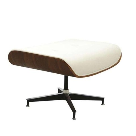 Puff Ottoman Charles Eames-Rivatti - Branco
