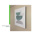 Ver mais imagens de Quadro Decorativo Flor Formas Orgânicas 60x40cm MDF