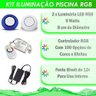 Kit Iluminação Piscina Enertech LED RGB 2x9 Watts - 8 cm - 2