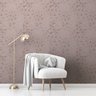 Papel de Parede Adesivo Lavavel Sala Rosa Chá Geométrico 3m - 5