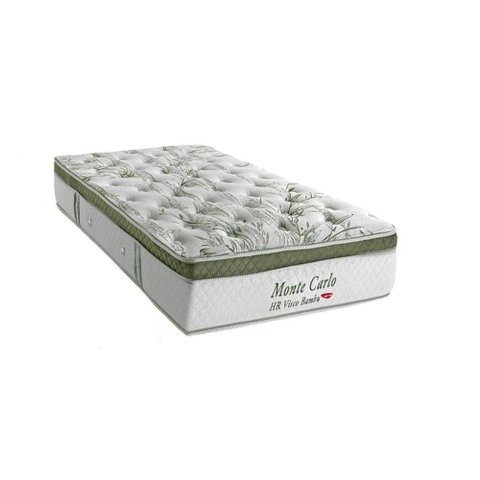 Colchão Solteiro Espuma Viscoelástico Visco Molas Ensacadas Masterpocket Monte Carlo Euro Pillow (