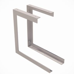 Prateleira Nicho Ferro Multiuso Dupla 60Cm Branca - 2