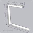 Ver imagem 7 de Prateleira Nicho Ferro Multiuso Dupla 60Cm Branca
