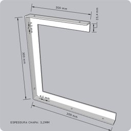 Prateleira Nicho Ferro Multiuso Dupla 60Cm Branca - 7