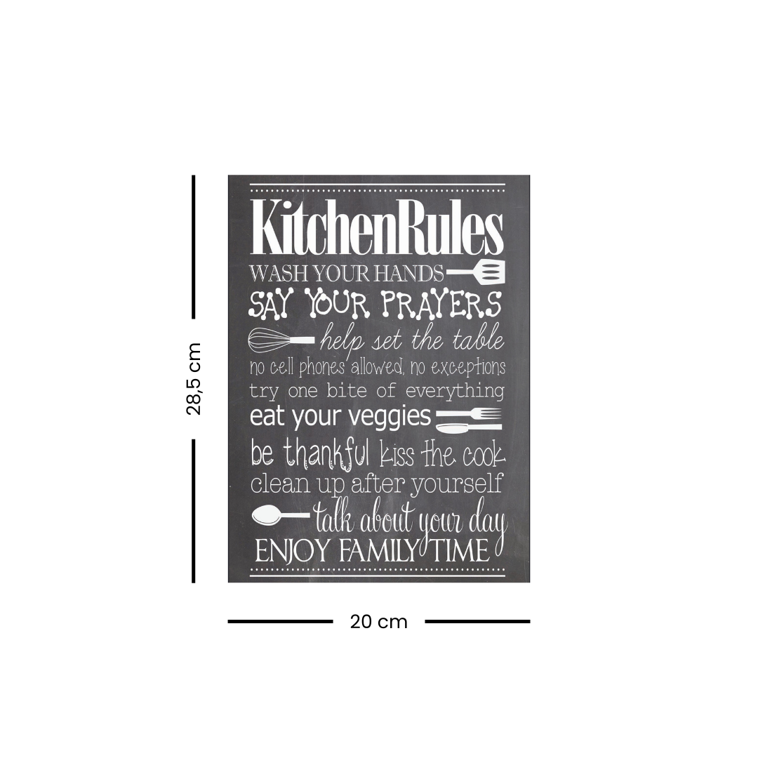 Quadro Decorativo Mdf 3mm 20x28,5 Cm - Frases - 2