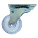 Ver mais imagens de Suporte para Vaso de Planta Redondo com Rodinhas Cristal 35cm
