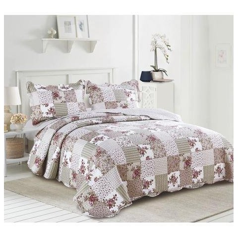 Colcha Casal Evolution Patchwork Camesa - Tune