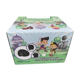 Kit de Proteçao Infantil com Capacete Preto Unitoys 1383 - 2