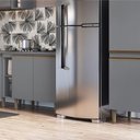Ver imagem 2 de Balcão para Cozinha com Tampo 2 Portas Greta Cinza