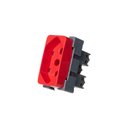 Ver imagem 1 de Módulo Tomada Margirius B3 2p+t 20a Vermelho