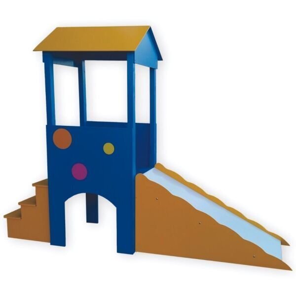 Escorregador Infantil Grande 2m Em Madeira Mdf Playground Para Casa Brinquedo Criança Feliz