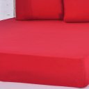 Ver imagem 2 de Jogo de Cama Casal Malha 3 Pçs Bella Cama 100% Algodão 138x188x30cm Verde