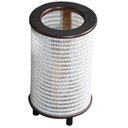 Ver imagem 3 de Luminária Abajur De Madeira Tecida Com Fibra Para Mesa