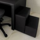 Ver imagem 3 de Escada Escadinha Auxiliar para Pedicure Maca Estética Corino Preto