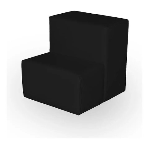 Escada Escadinha Auxiliar para Pedicure Maca Estética Corino Preto